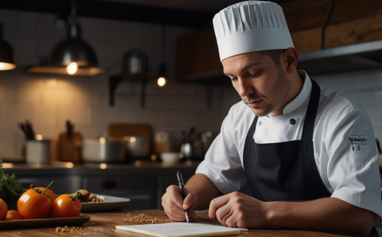 Chef working on Csot contraol
