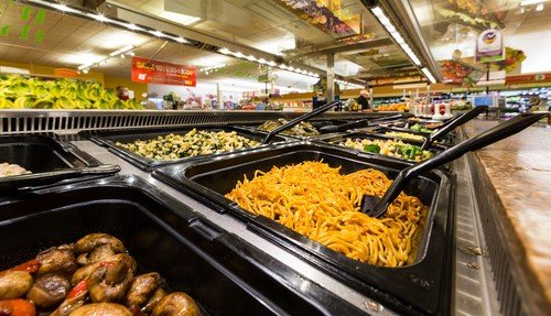 Supermarket deli section
